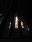 SX06010 Sun shining through stained glass window in Brecon Cathedral.jpg